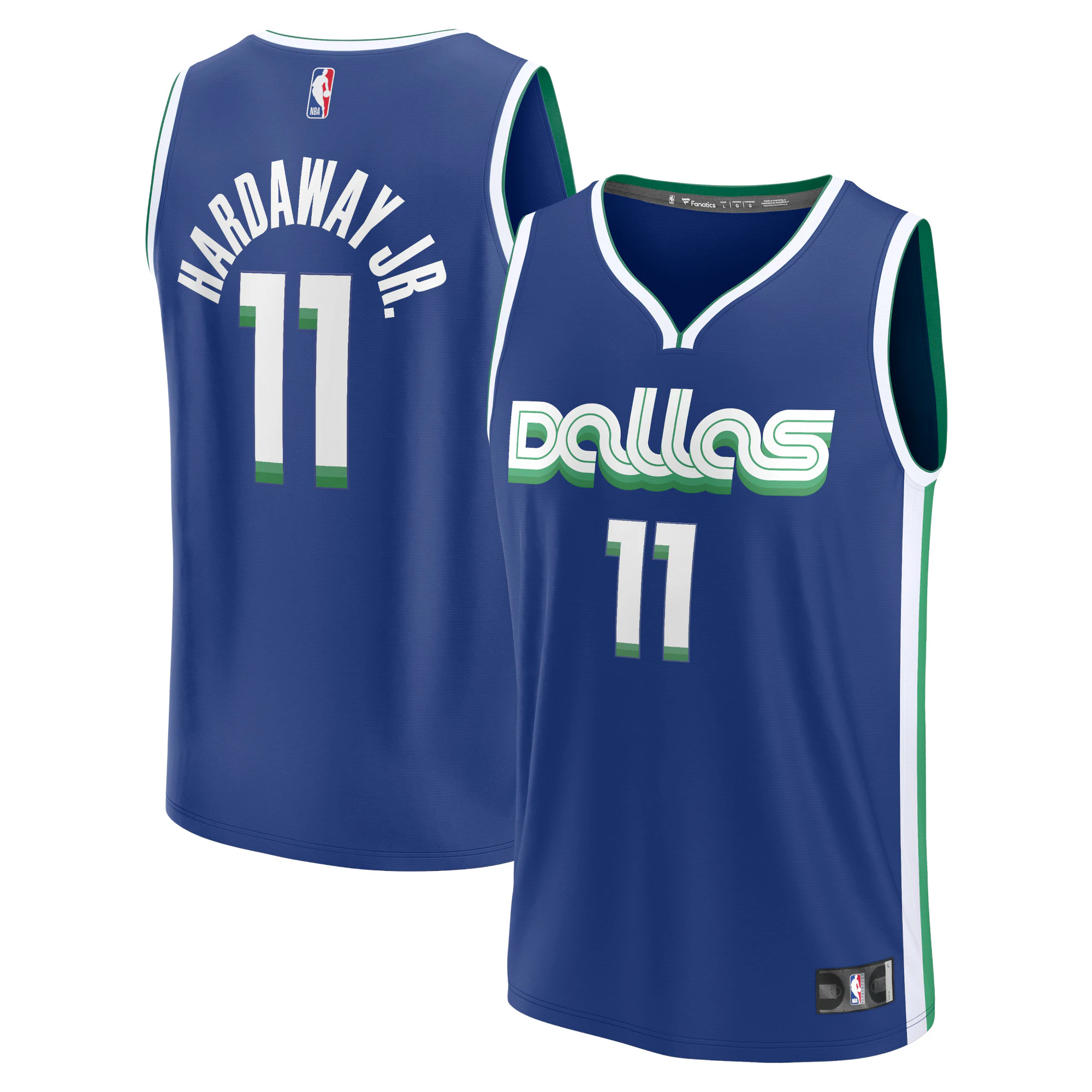 Tim Hardaway Jr. Dallas Mavericks Fanatics Branded 2022/23 Fastbreak Jersey - City Edition - Blue
