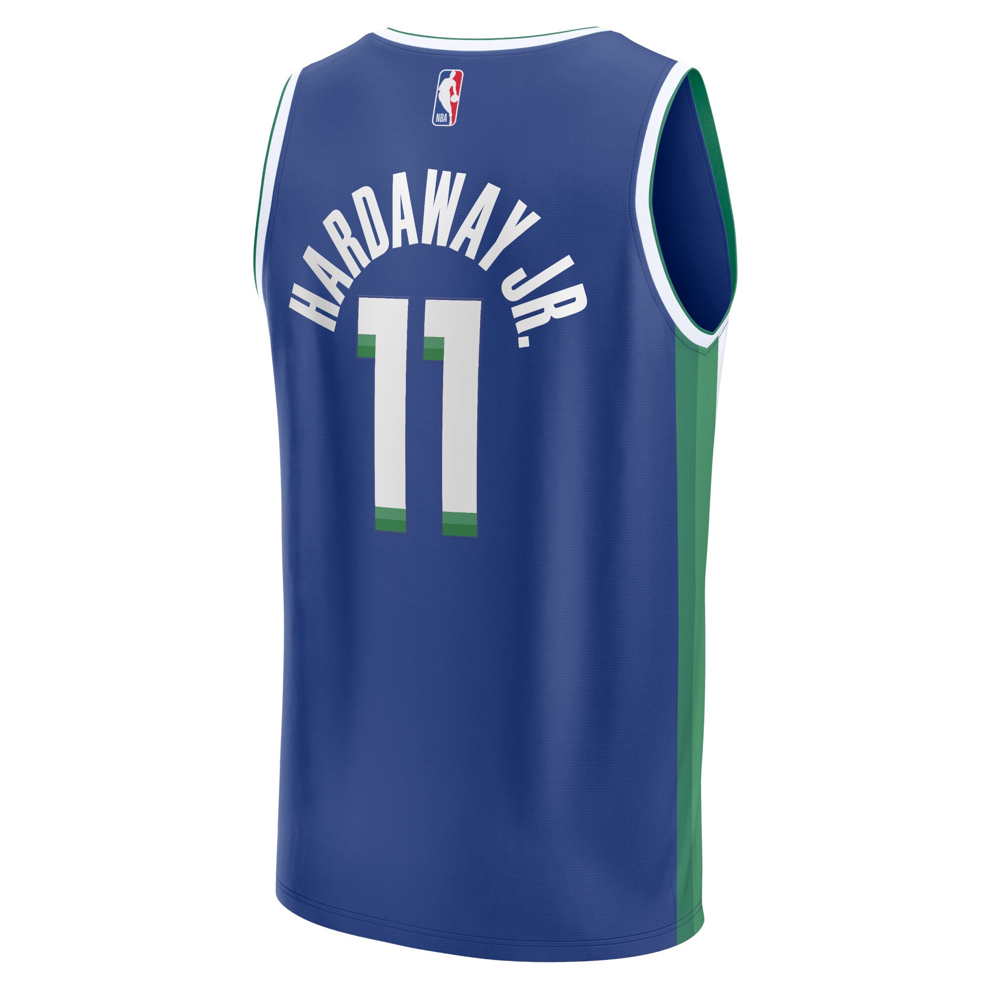 Alternative view of Tim Hardaway Jr. Dallas Mavericks Fanatics Fastbreak Jersey - City Edition - Blue