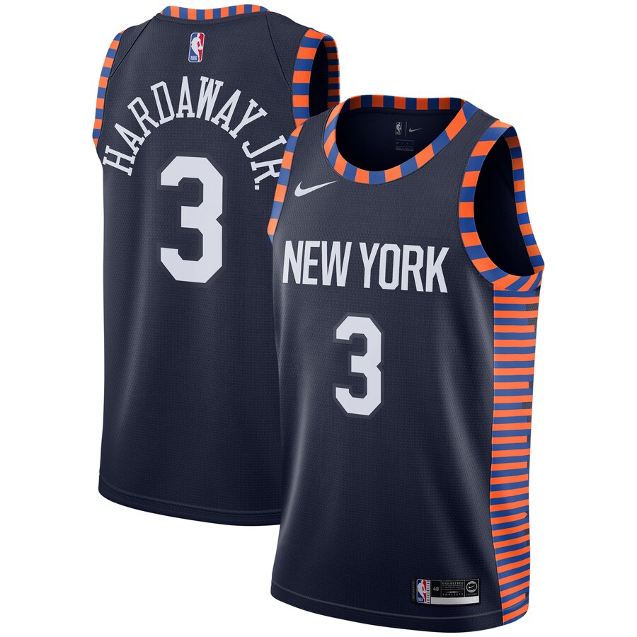 Tim Hardaway Jr New York Knicks City Edition Swingman Jersey - Navy