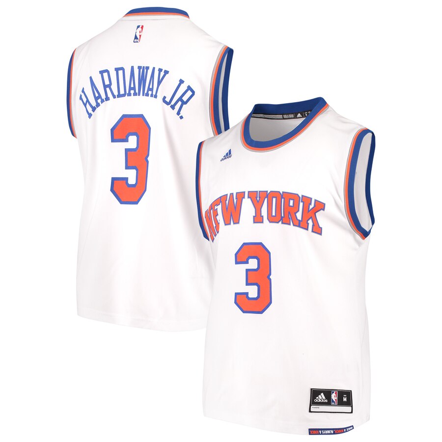 Tim Hardaway New York Knicks Adidas Home Replica Jersey - White