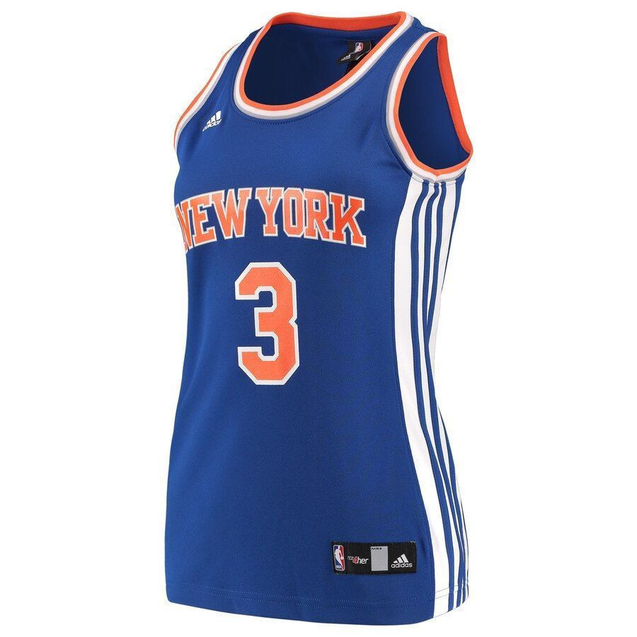 Alternative view of Tim Hardaway New York Knicks Women's Jersey - Blue - JS249 