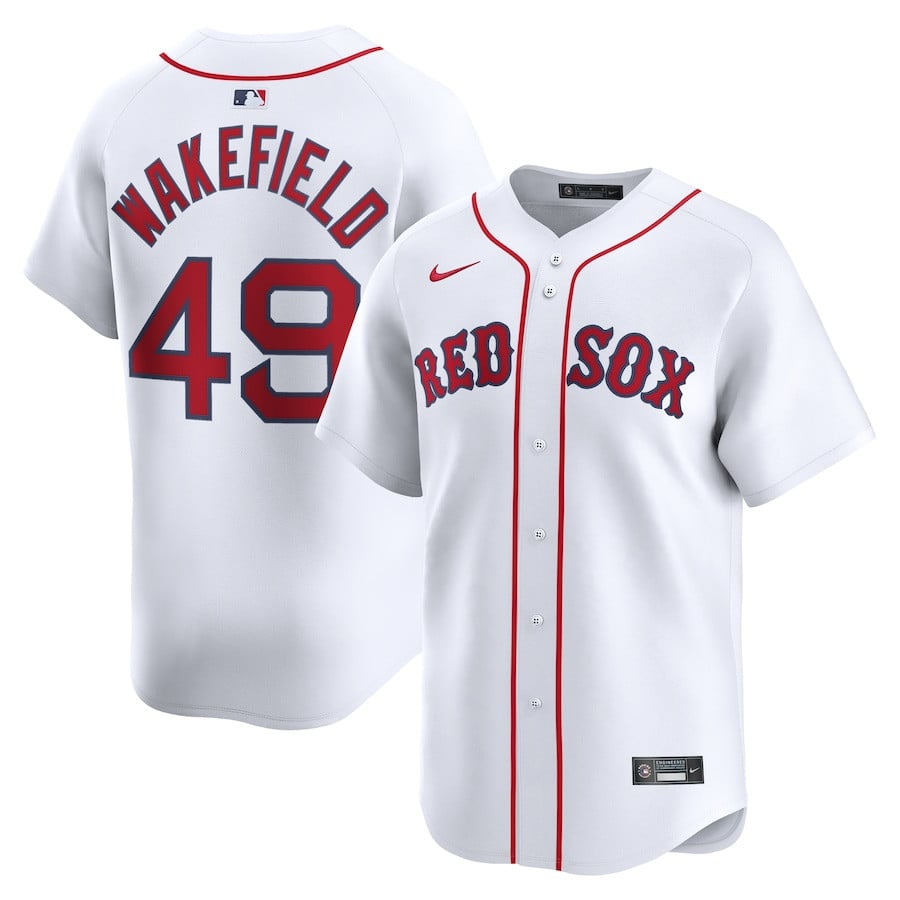 Tim Wakefield 49 Boston Red Sox Home Limited Player Men Jersey - White
