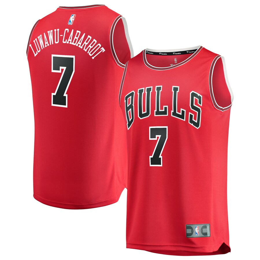 Timothe Luwawu-cabarrot Chicago Bulls Fanatics Branded Youth Fast Break Replica Jersey Red - Icon Edition