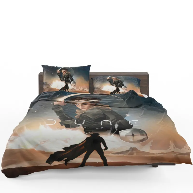 Timothee Chalamet Dune Part Twos Hero Bedding Set - Custom Bedding Set