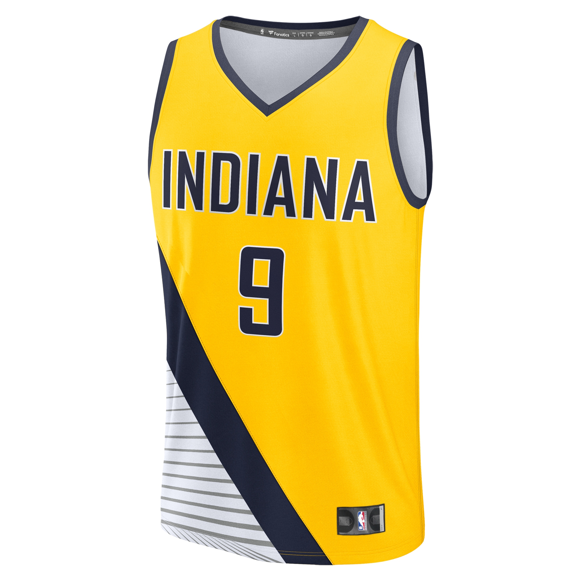 Alternative view of T.j. Mcconnell Indiana Pacers Fanatics Youth Fast Break Player Jersey - Statement Edition - Gold