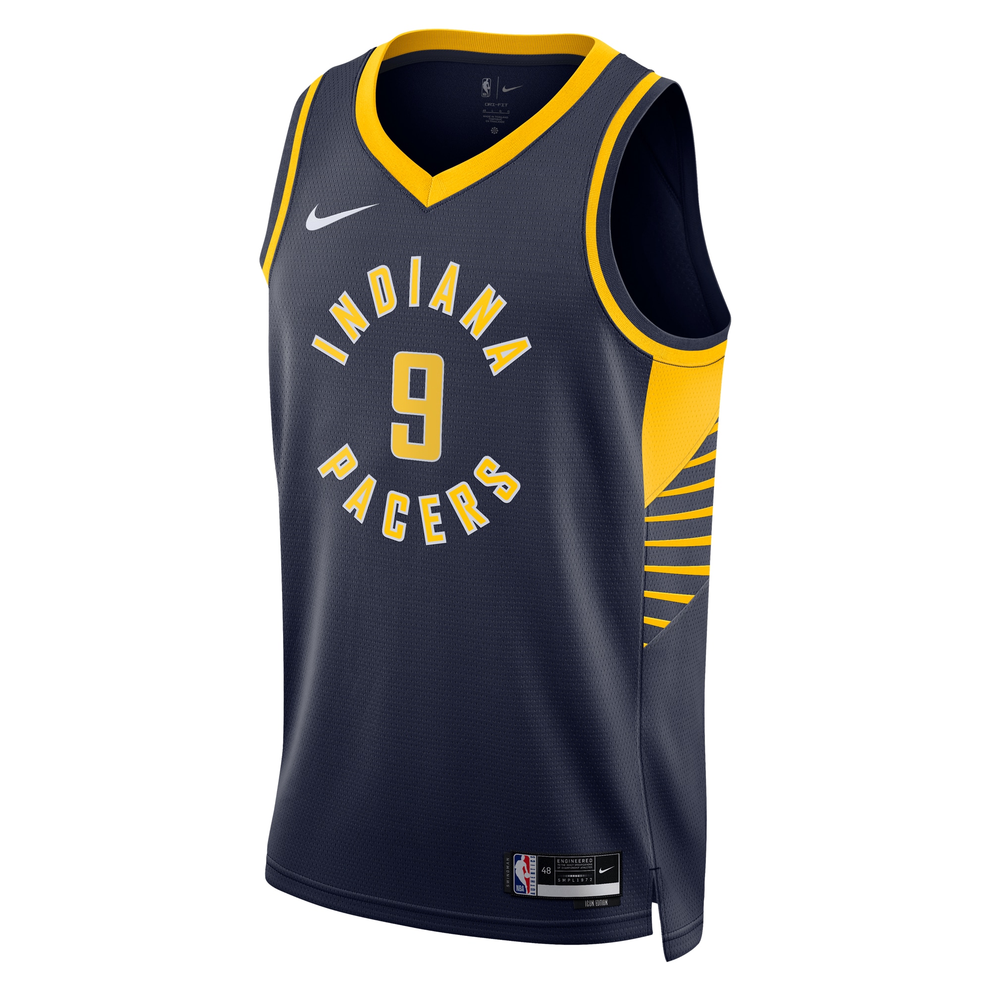 Alternative view of T.j. Mcconnell Indiana Pacers Unisex Swingman Replica Jersey - Icon Edition - Navy