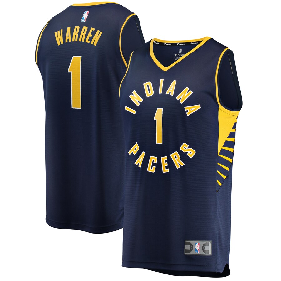 Tj Warren Indiana Pacers Fanatics Branded Youth Fast Break Replica Player Jersey - Icon Edition - Navy