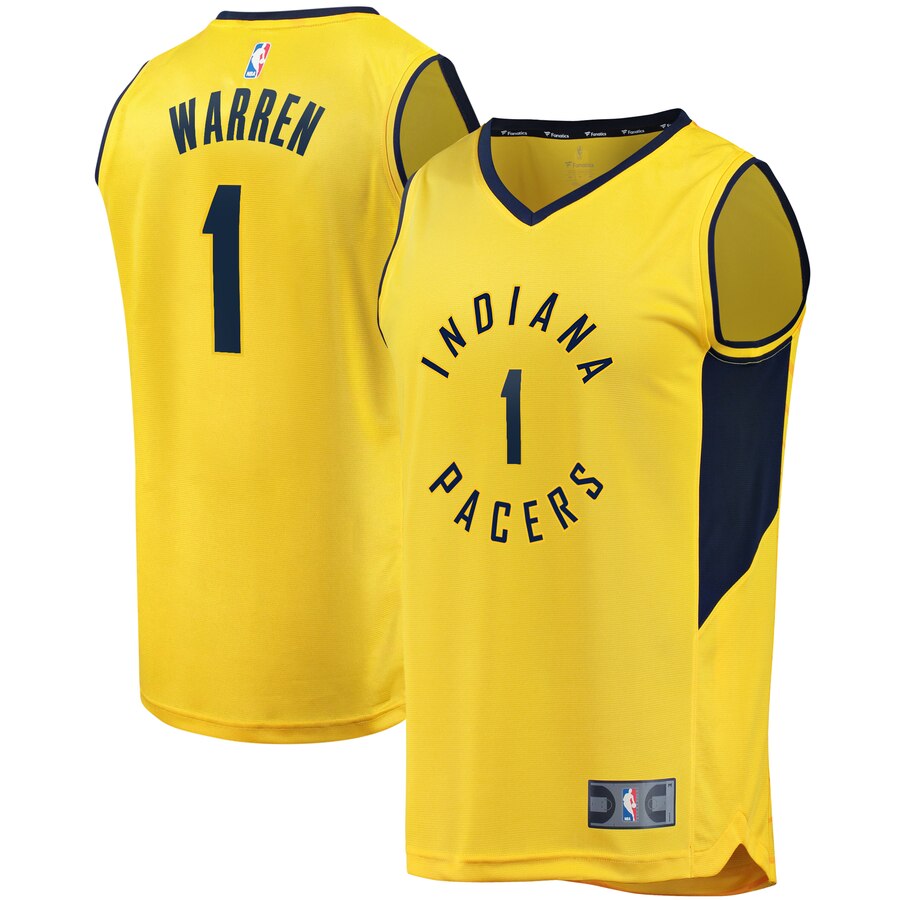 Tj Warren Indiana Pacers Fanatics Branded Youth Fast Break Replica Player Jersey - Statement Edition - Gold
