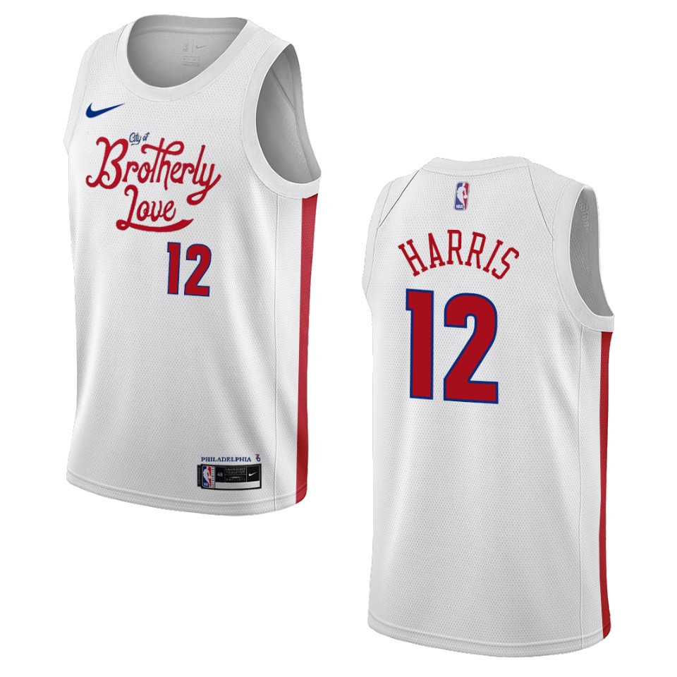 Tobias Harris City Edition Philadelphia 76ers 2022-23 White Swingman Jersey
