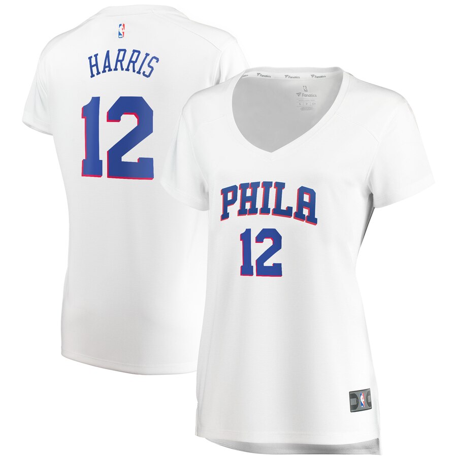 Tobias Harris Philadelphia 76ers Fanatics Branded Women’s Fast Break Replica Player Jersey – Association Edition – White