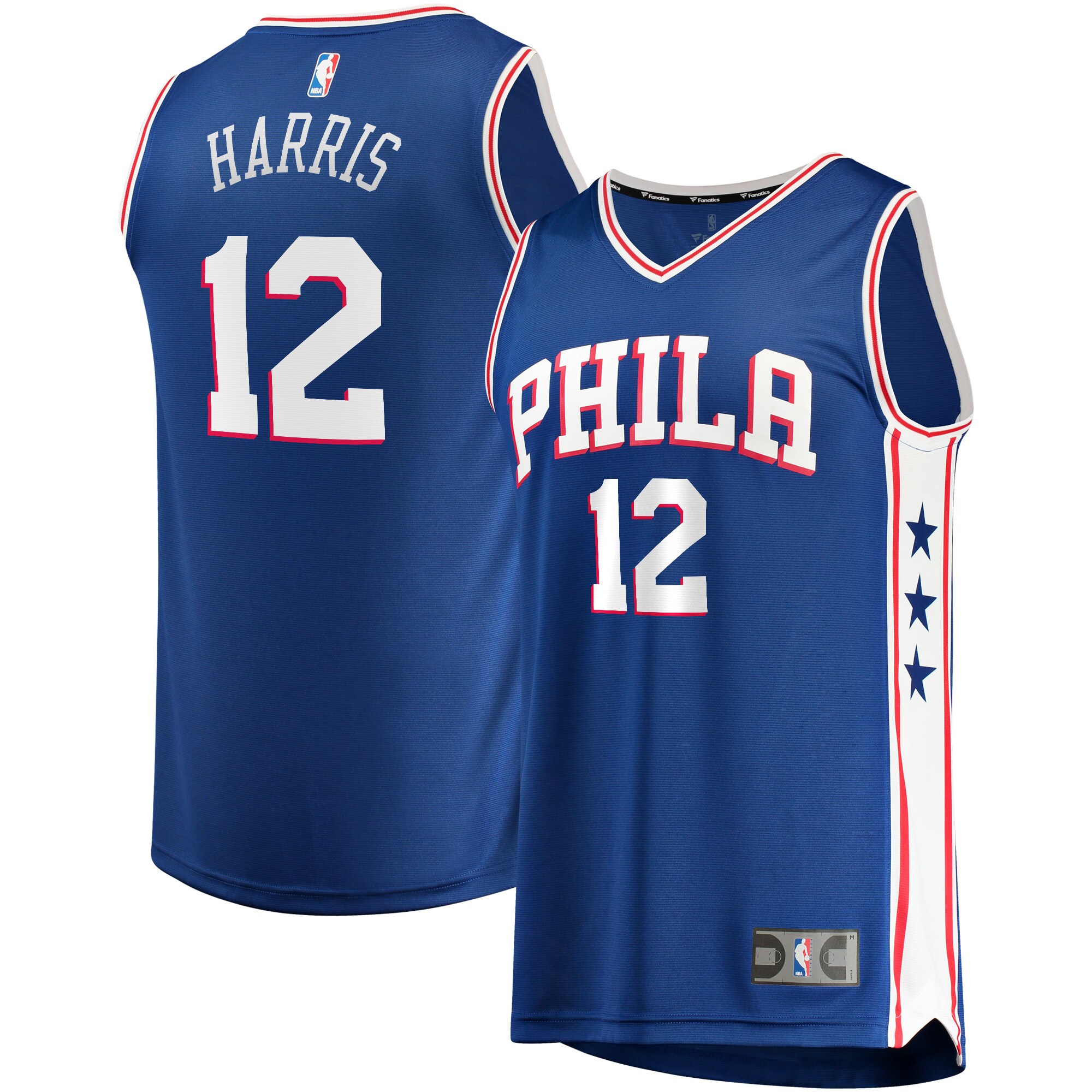 Tobias Harris Philadelphia 76ers Fanatics Fast Break Replica Player Team Jersey - Icon Edition - Royal