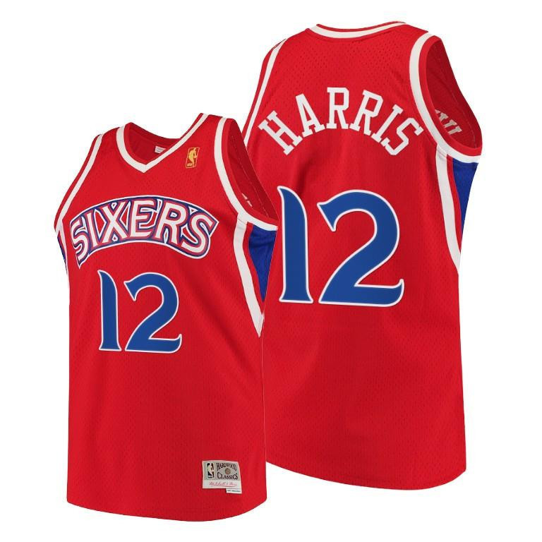 Tobias Harris Philadelphia 76ers Red Throwback 90s Jersey HWC Swingman - Men Jersey - JS559 