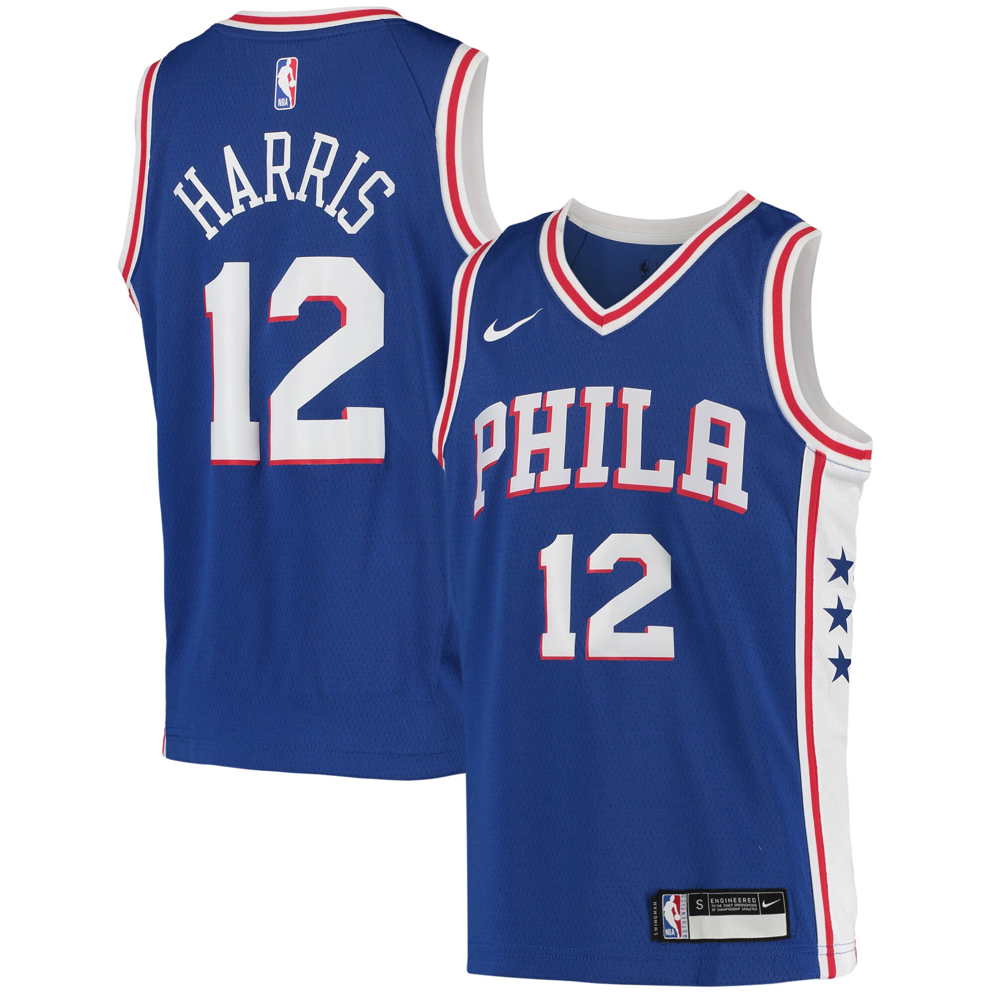 Tobias Harris Philadelphia 76ers Youth 2020/21 Swingman Jersey - Icon Edition - Royal