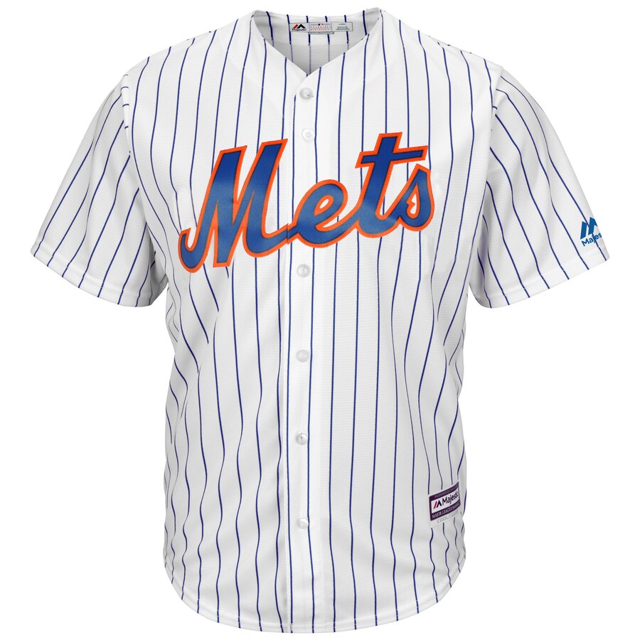 Alternative view of Todd Frazier New York Mets Majestic Official Cool Base Player Jersey - White Royal