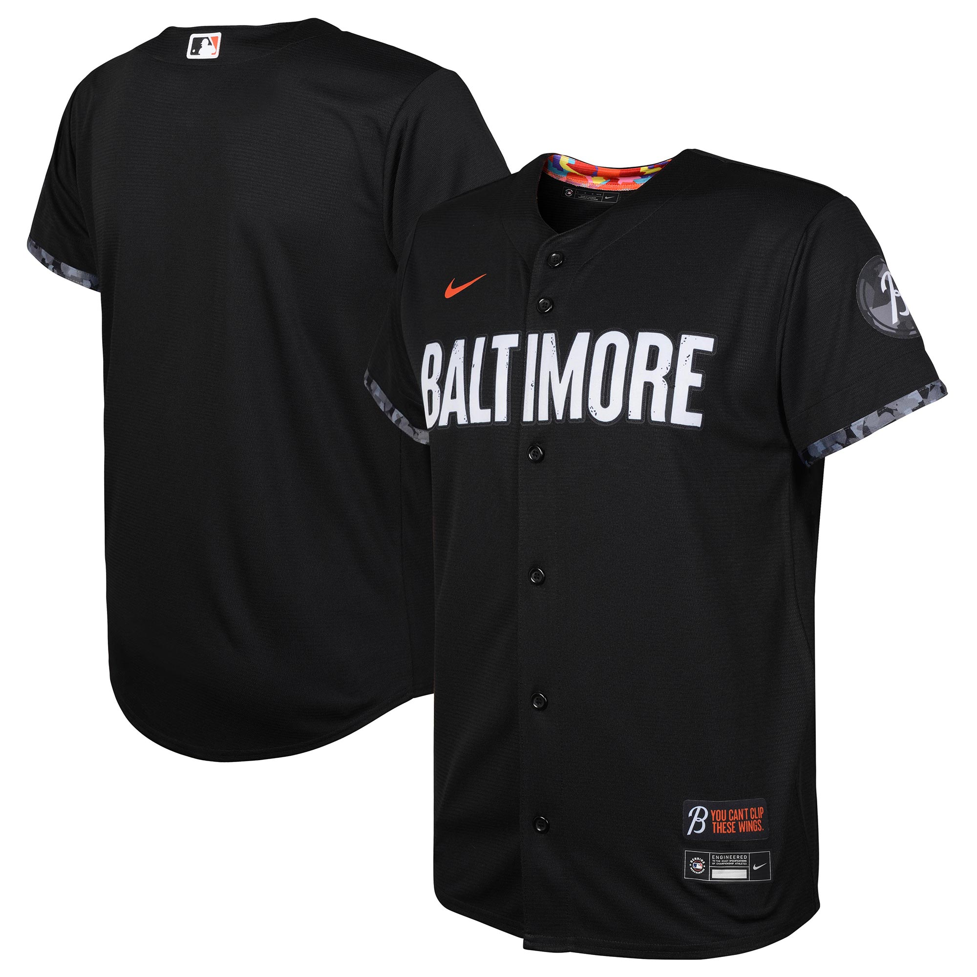 Toddler Baltimore Orioles Black City Connect Jersey