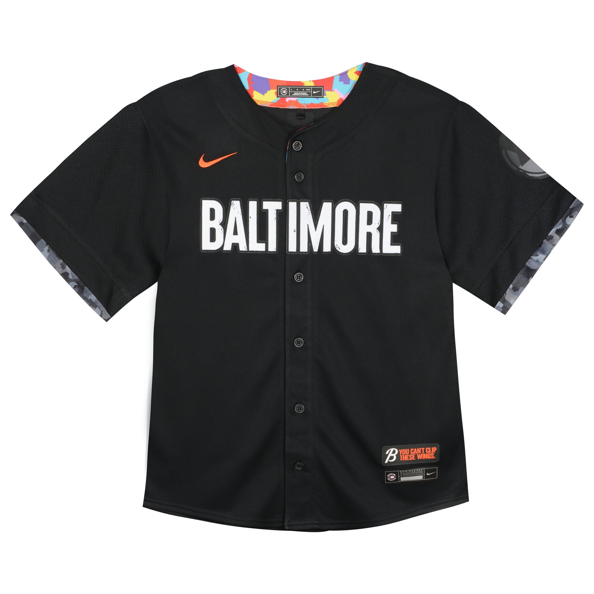 Alternative view of Toddler Baltimore Orioles Black City Connect Limited Jersey