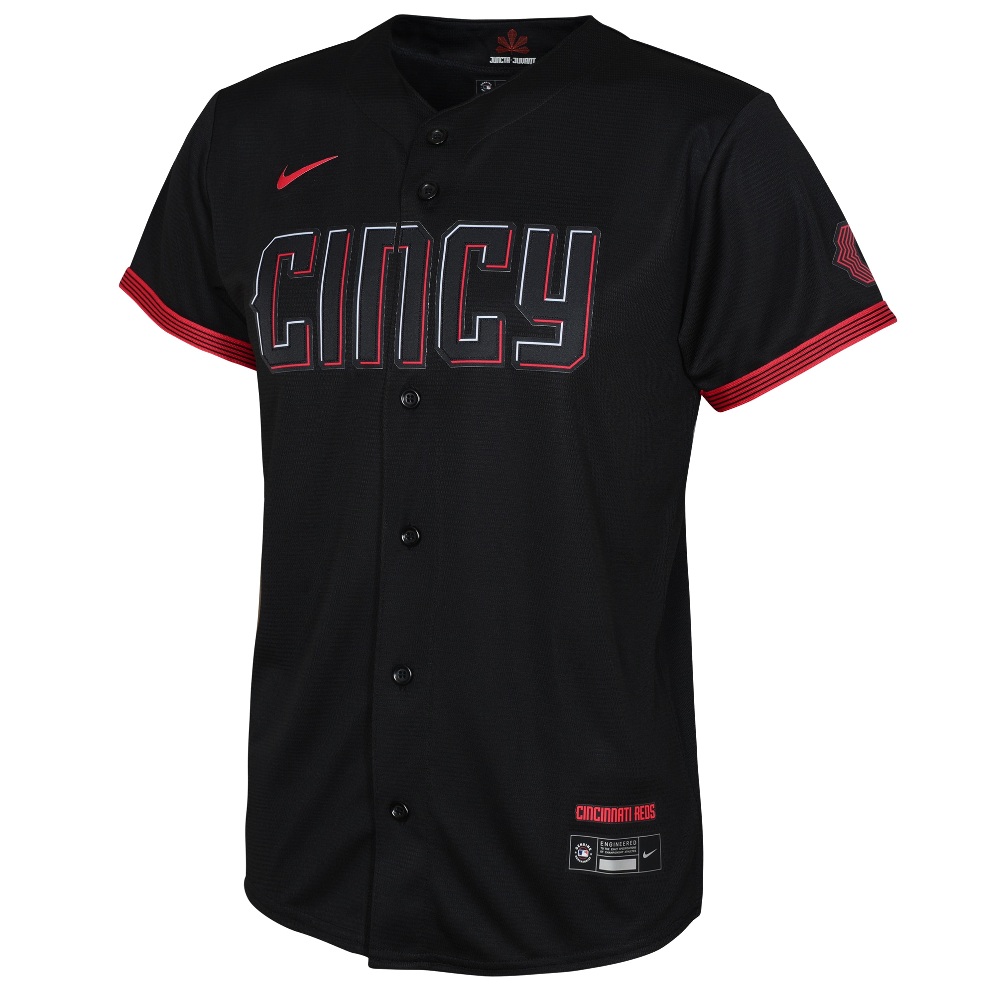 Alternative view of Toddler Cincinnati Reds Black City Connect Jersey