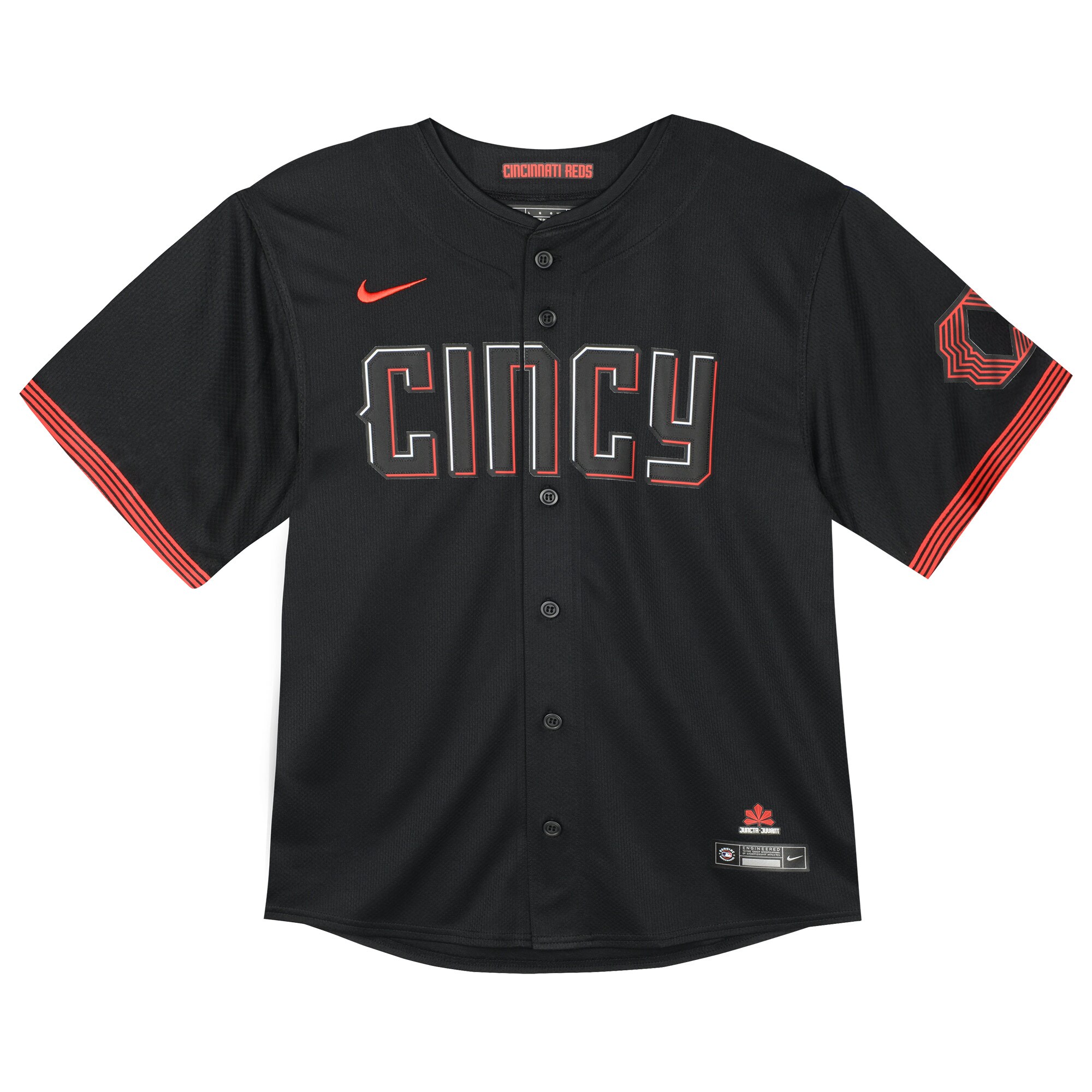 Alternative view of Toddler Cincinnati Reds Black City Connect Limited Jersey