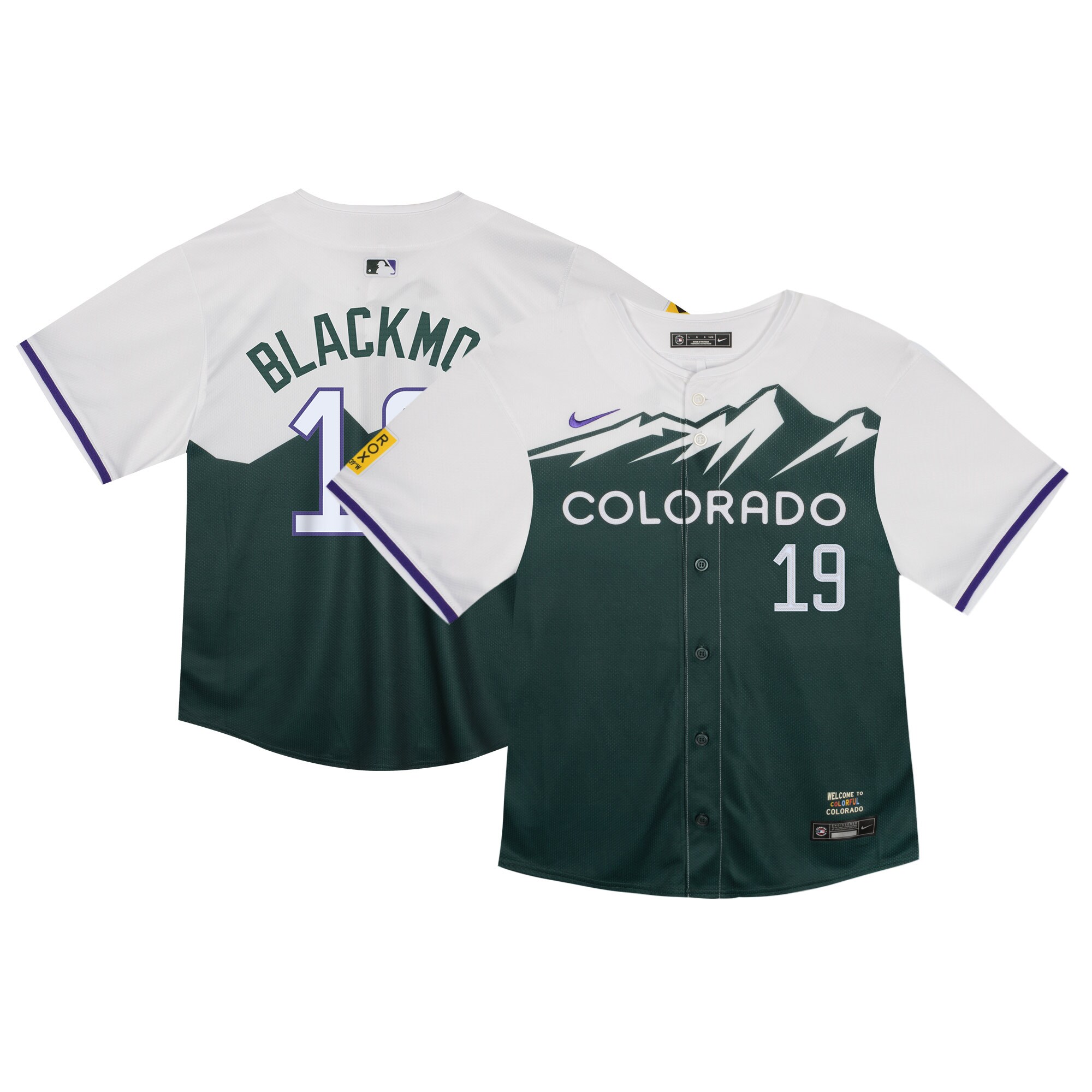 Toddler Colorado Rockies Charlie Blackmon Green City Connect Limited Player Jersey