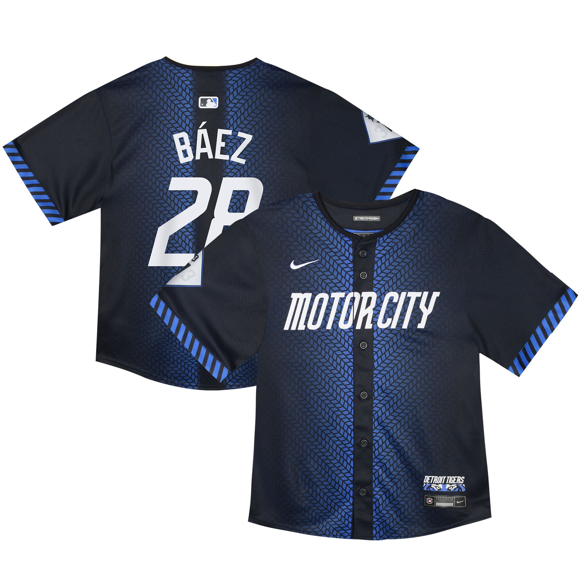 Toddler Detroit Tigers Javier Baez Navy 2024 City Connect Limited Jersey