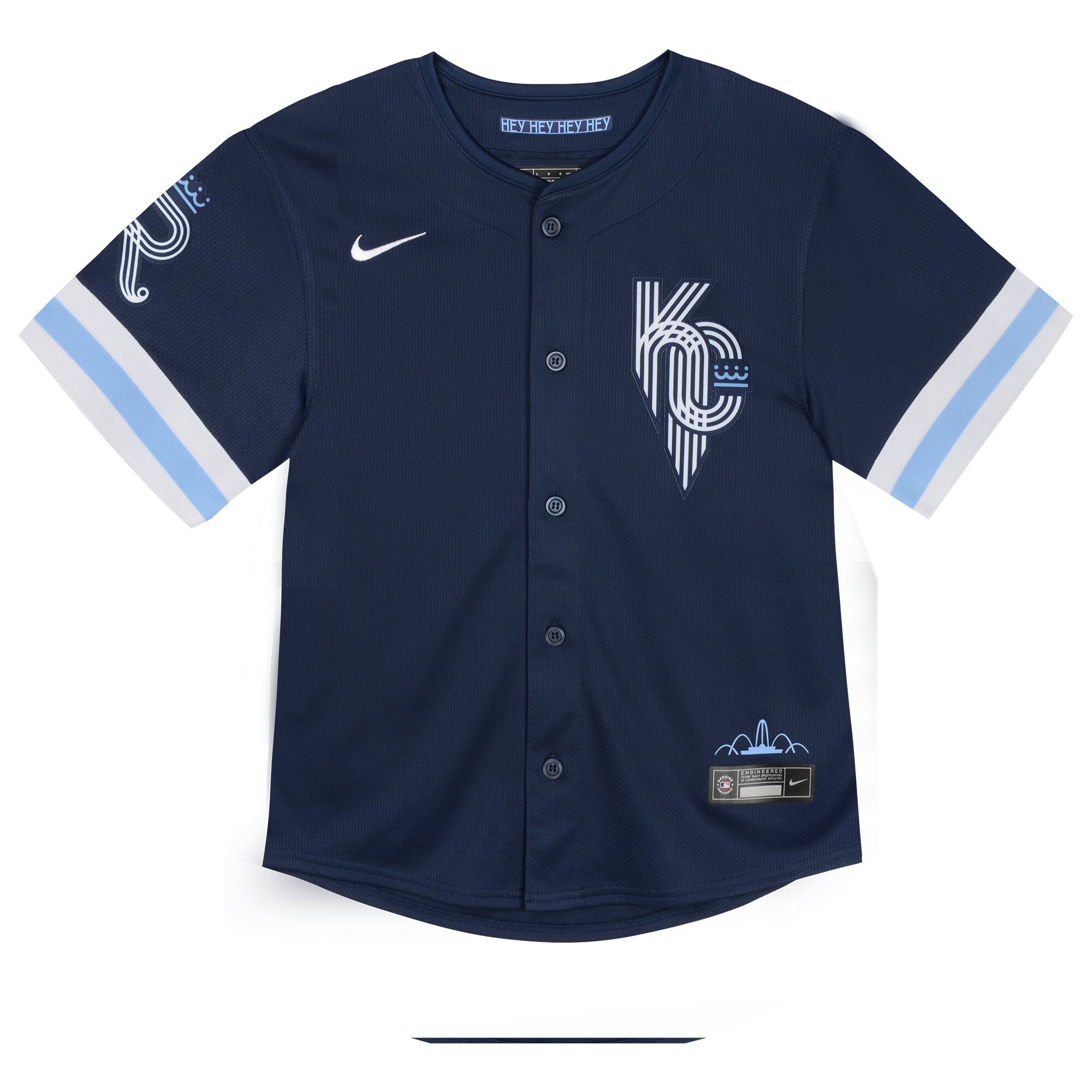 Alternative view of Toddler Kansas City Royals Navy City Connect Limited Jersey 