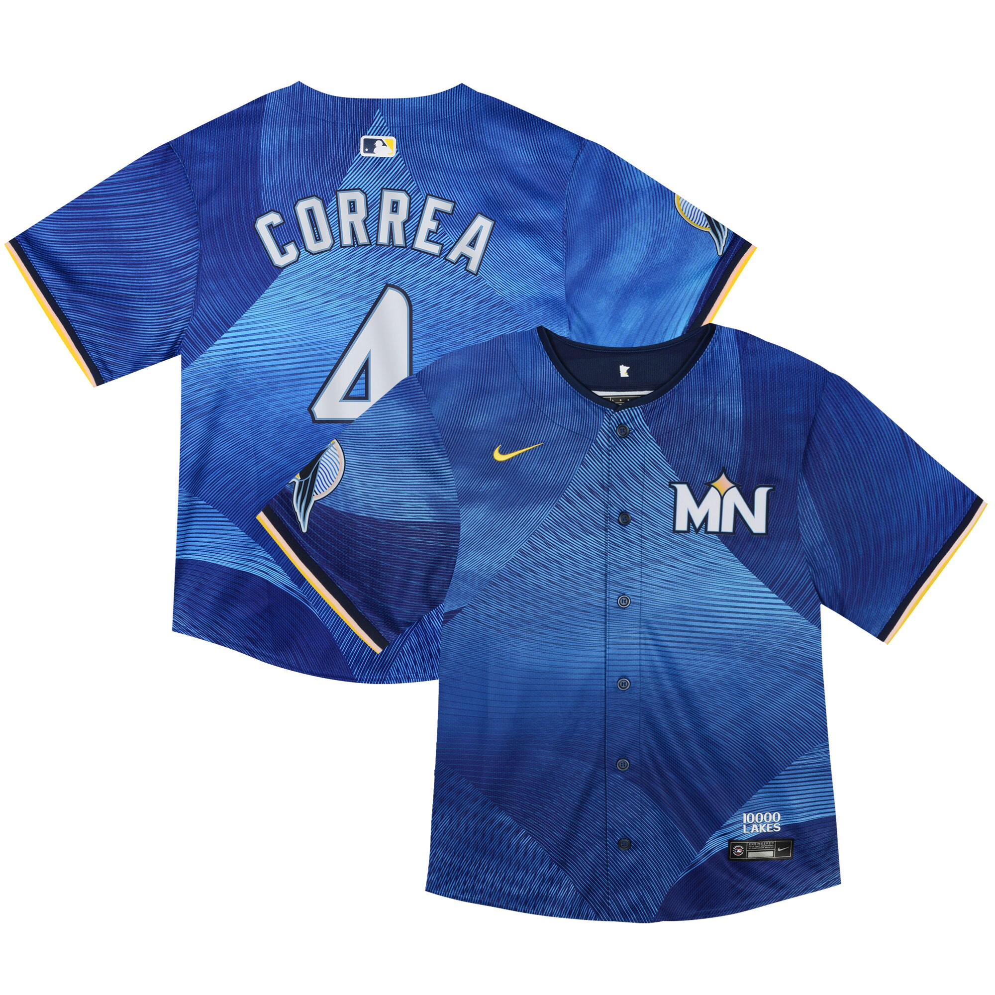 Toddler Minnesota Twins Carlos Correa Royal 2024 City Connect Limited Jersey 