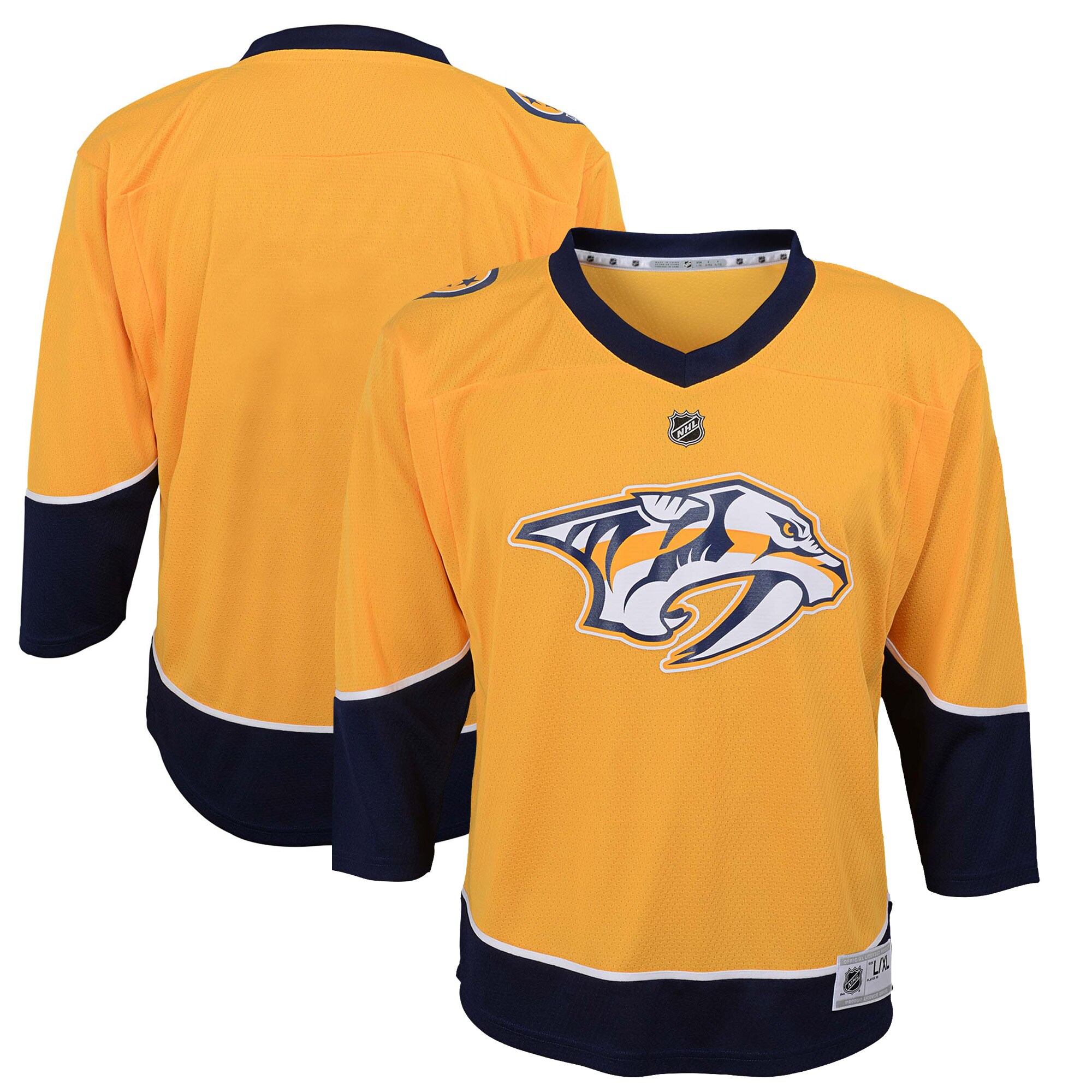 Toddler Nashville Predators Gold Home Jersey - JS645 