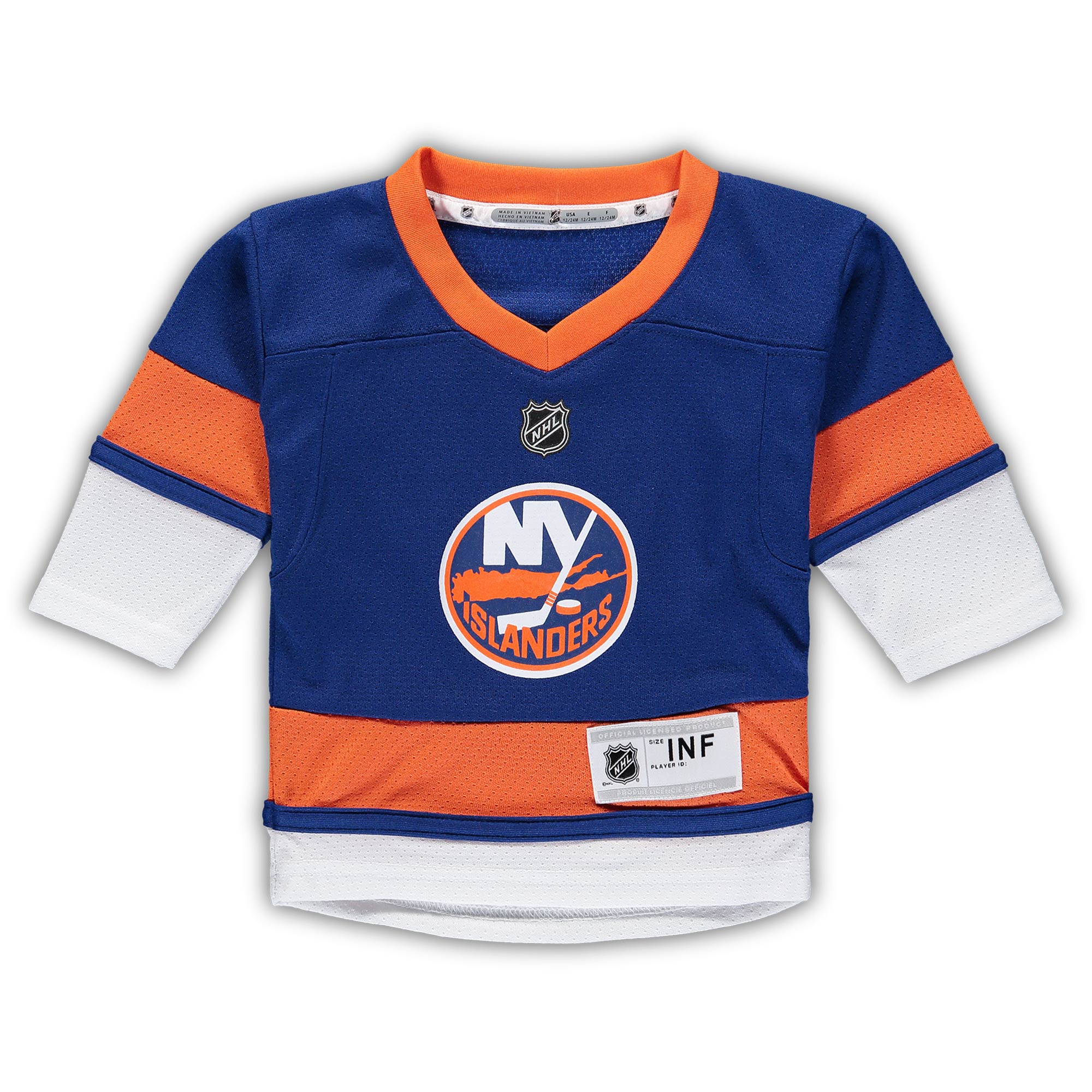 Alternative view of Toddler New York Islanders Mathew Barzal Infant Home Player Jersey - JS544 
