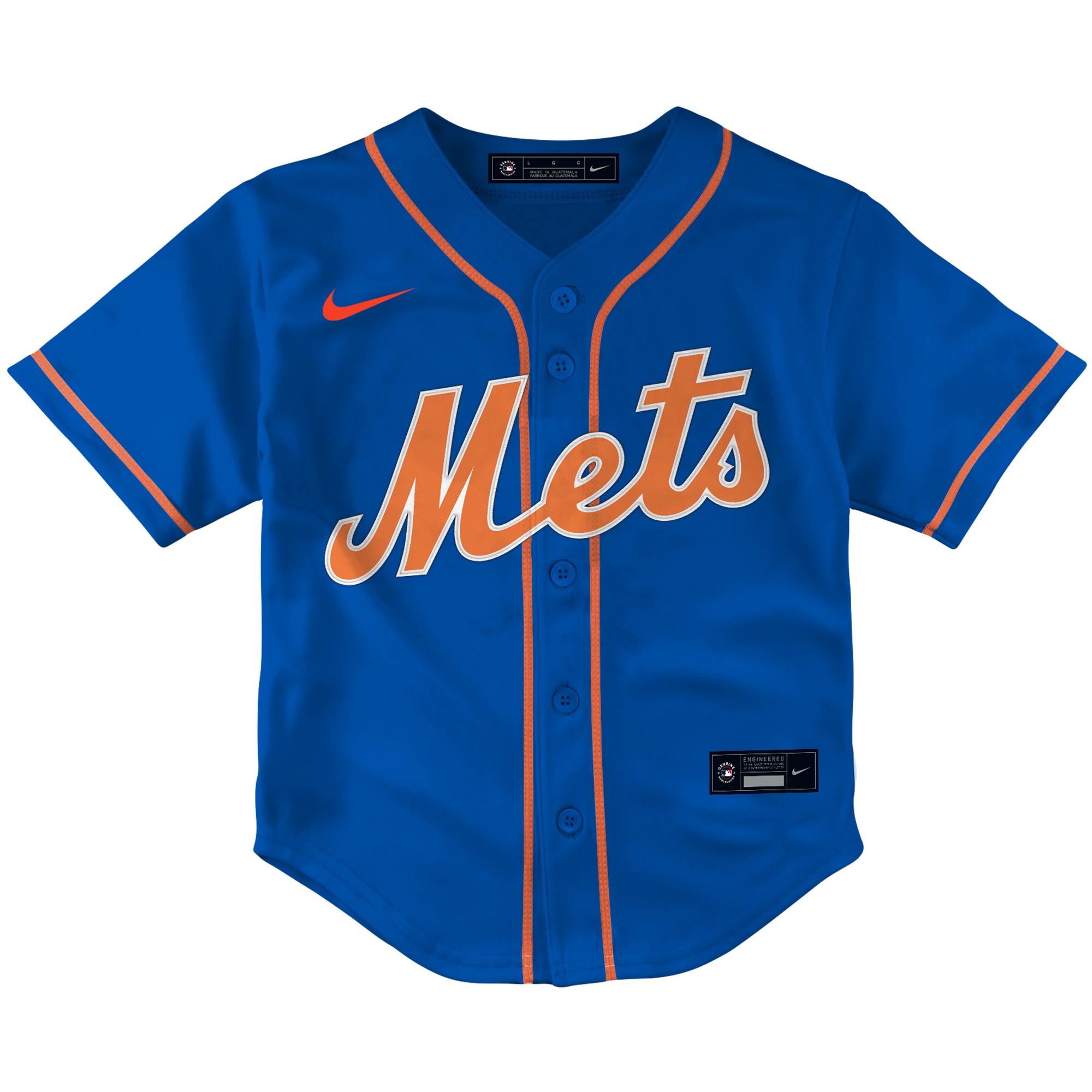 Alternative view of Toddler New York Mets Pete Alonso Royal Alternate Player Jersey 