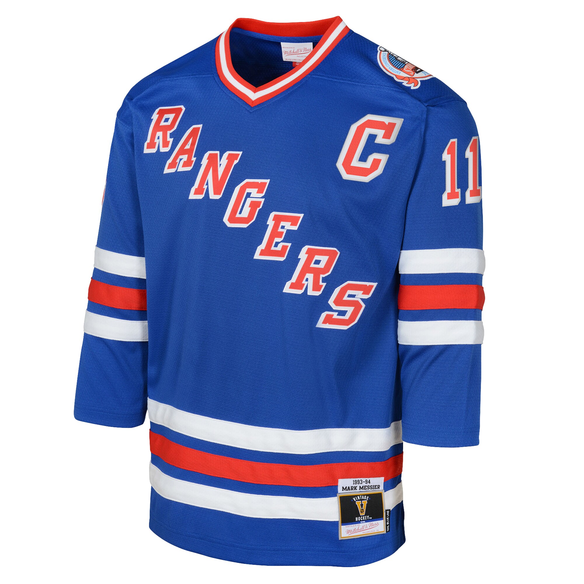 Alternative view of Toddler New York Rangers Mark Messier Mitchell & Ness Blue 1993/94 Blue Line 2.0 Player Jersey - JS262 