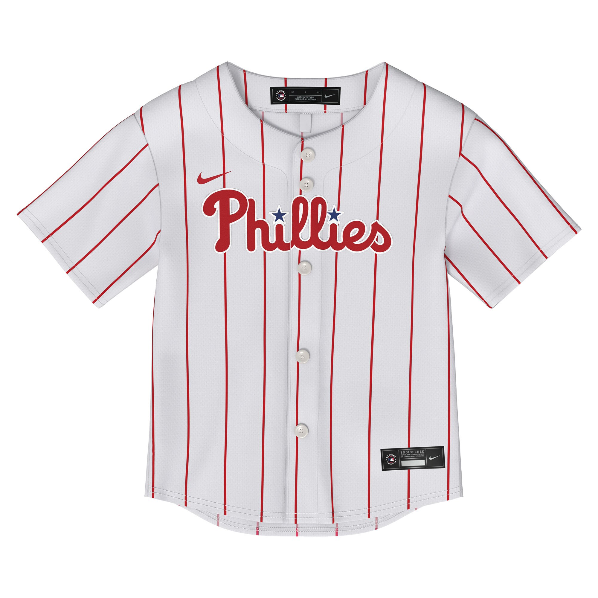 Alternative view of Toddler Philadelphia Phillies White Home Jersey 