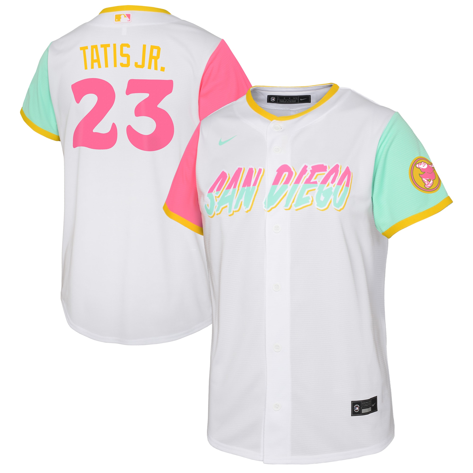 Toddler San Diego Padres Fernando Tatis Jr. White City Connect Player Jersey 