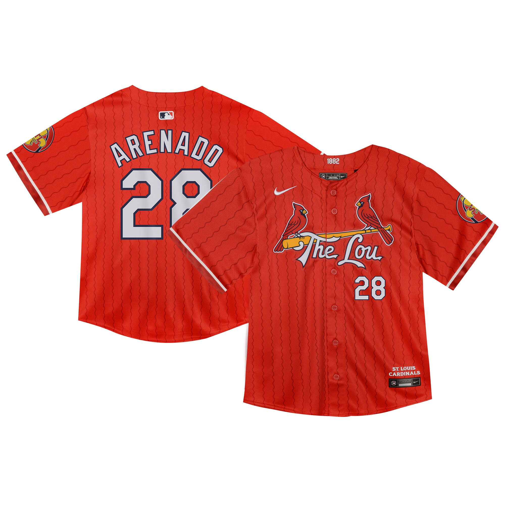 Toddler St. Louis Cardinals Nolan Arenado Red 2024 City Connect Limited Player Jersey 