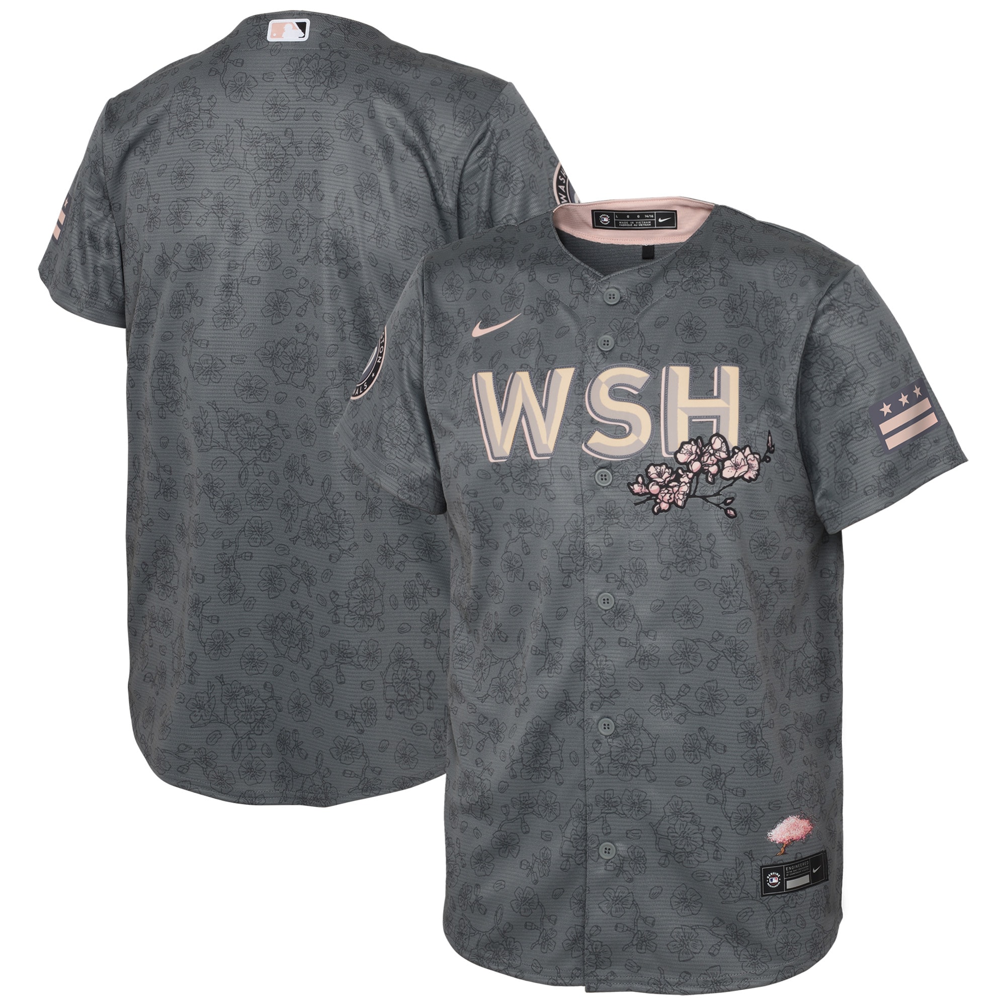 Toddler Washington Nationals Gray City Connect Jersey - JS704 