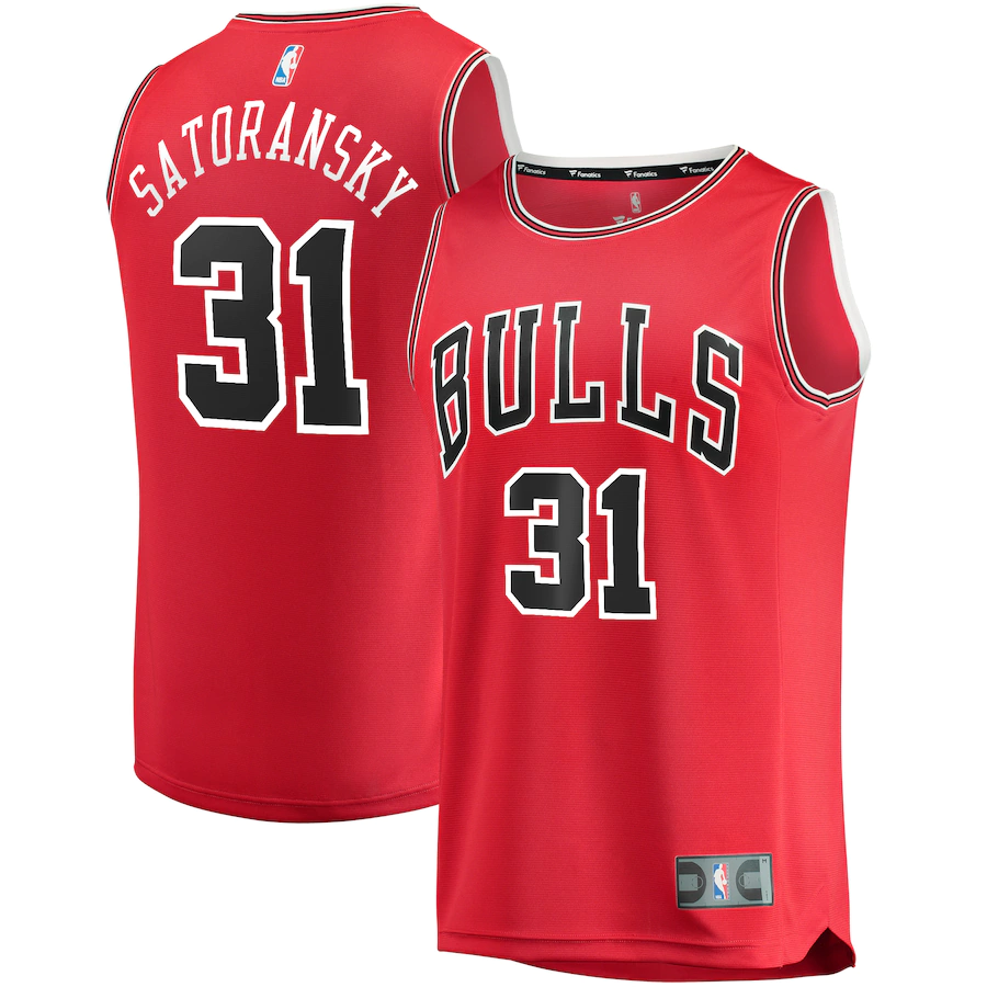 Tomas Satoransky Chicago Bulls Fanatics Branded Fast Break Player Jersey - Icon Edition - Red