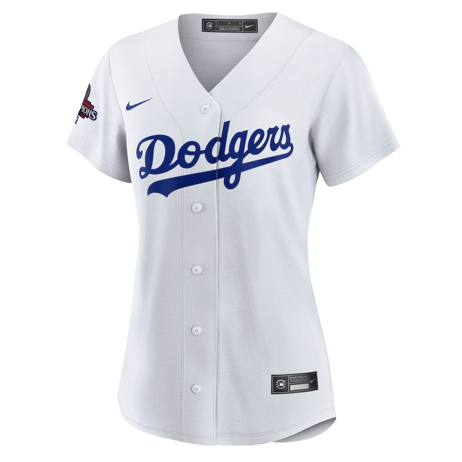 Alternative view of Tommy Edman 25 Los Angeles Dodgers Women's 2024 World Series Champions Home Player Jersey - White 