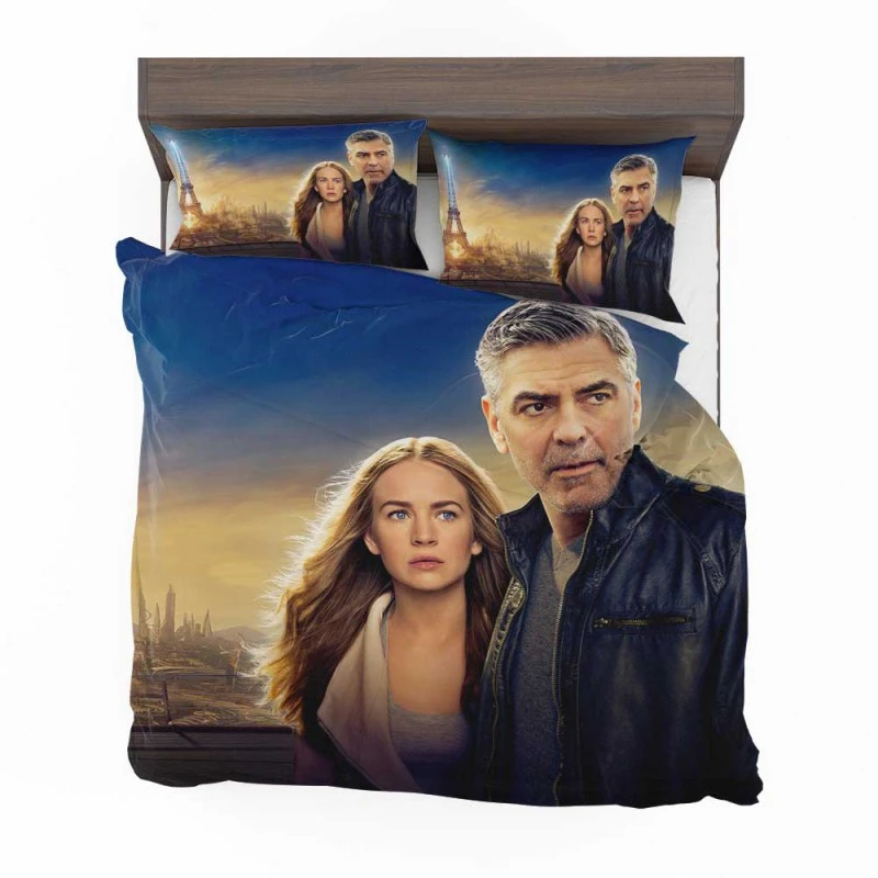 Alternative view of Tomorrowland Movie George Clooney Brittany Robertson Bedding Set - Custom Bedding Set