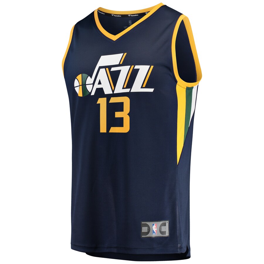 Alternative view of Tony Bradley Utah Jazz Fanatics Branded Fast Break Replica Player Jersey - Icon Edition - Navy