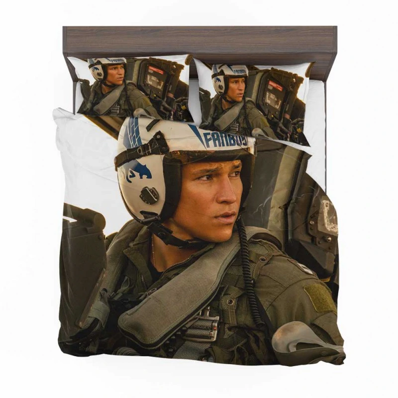 Alternative view of Top Gun Maverick Movie Danny Ramirez Bedding Set - Custom Bedding Set