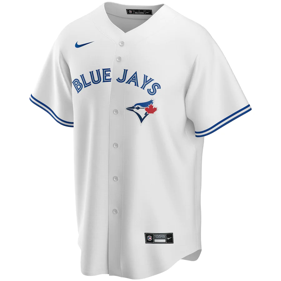 Alternative view of Toronto Blue Jays Home 2020 Replica Team Jersey ÃƒÂ¢Ã¢â€šÂ¬Ã¢â‚¬Å“ White Color
