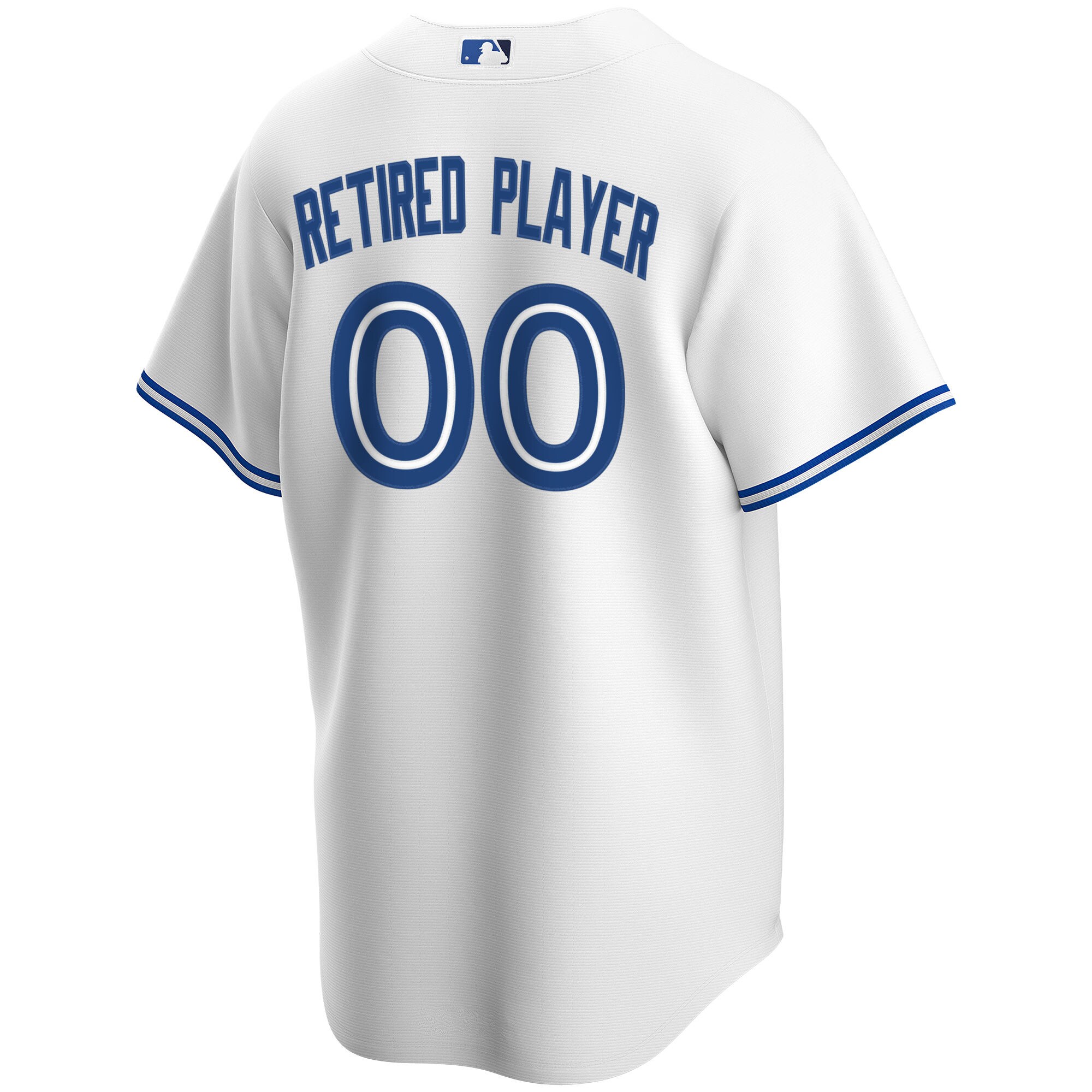 Alternative view of Toronto Blue Jays Home Pick-a-player Retired Roster Replica Jersey – White