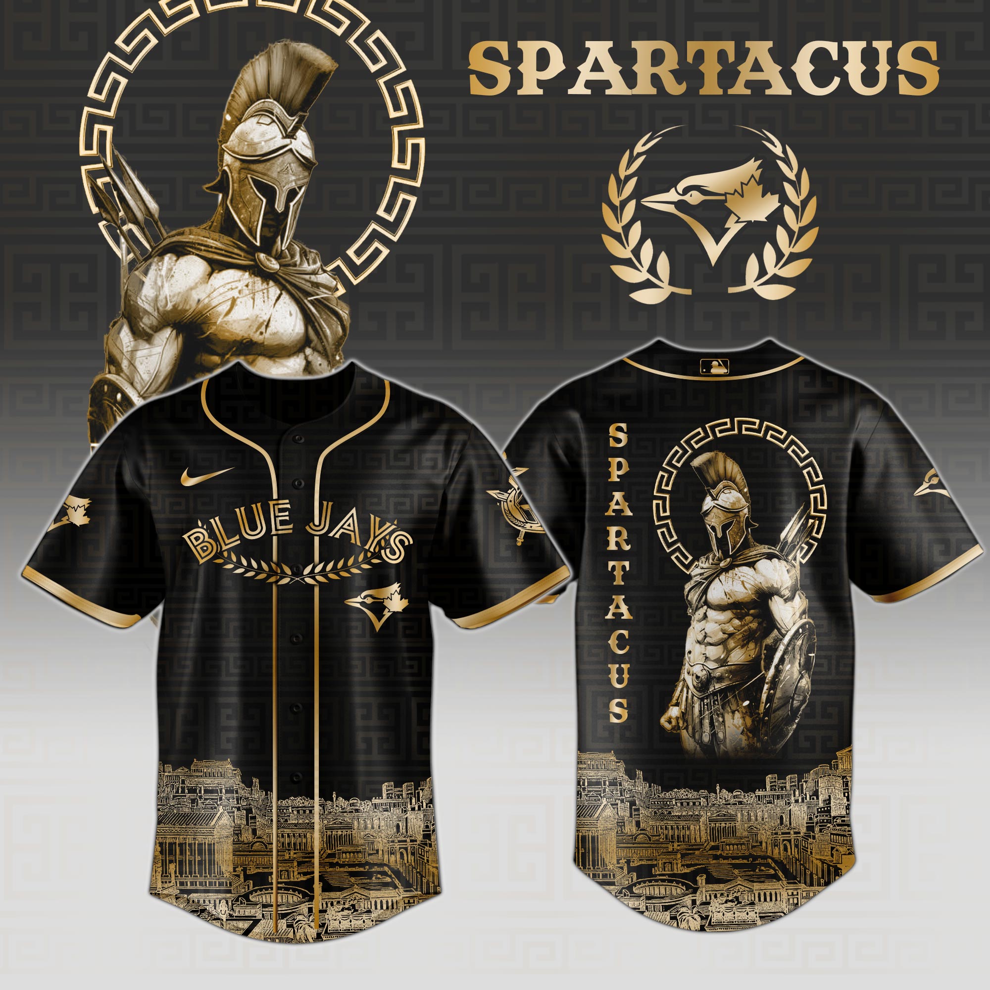 Toronto Blue Jays Mlb X Spartacus Glory Of The Arena Power Of The Game