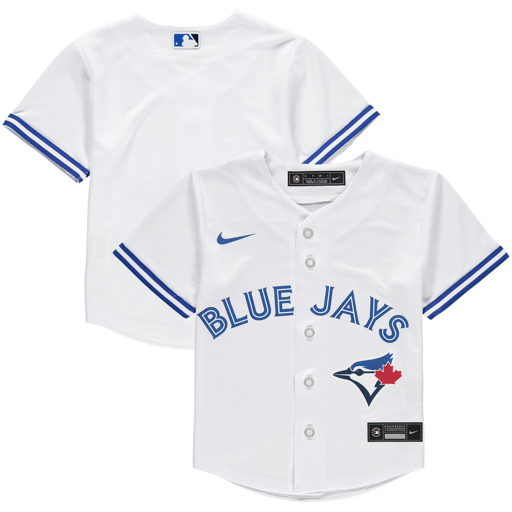 Toronto Blue Jays Preschool Home Replica Team Jersey - White