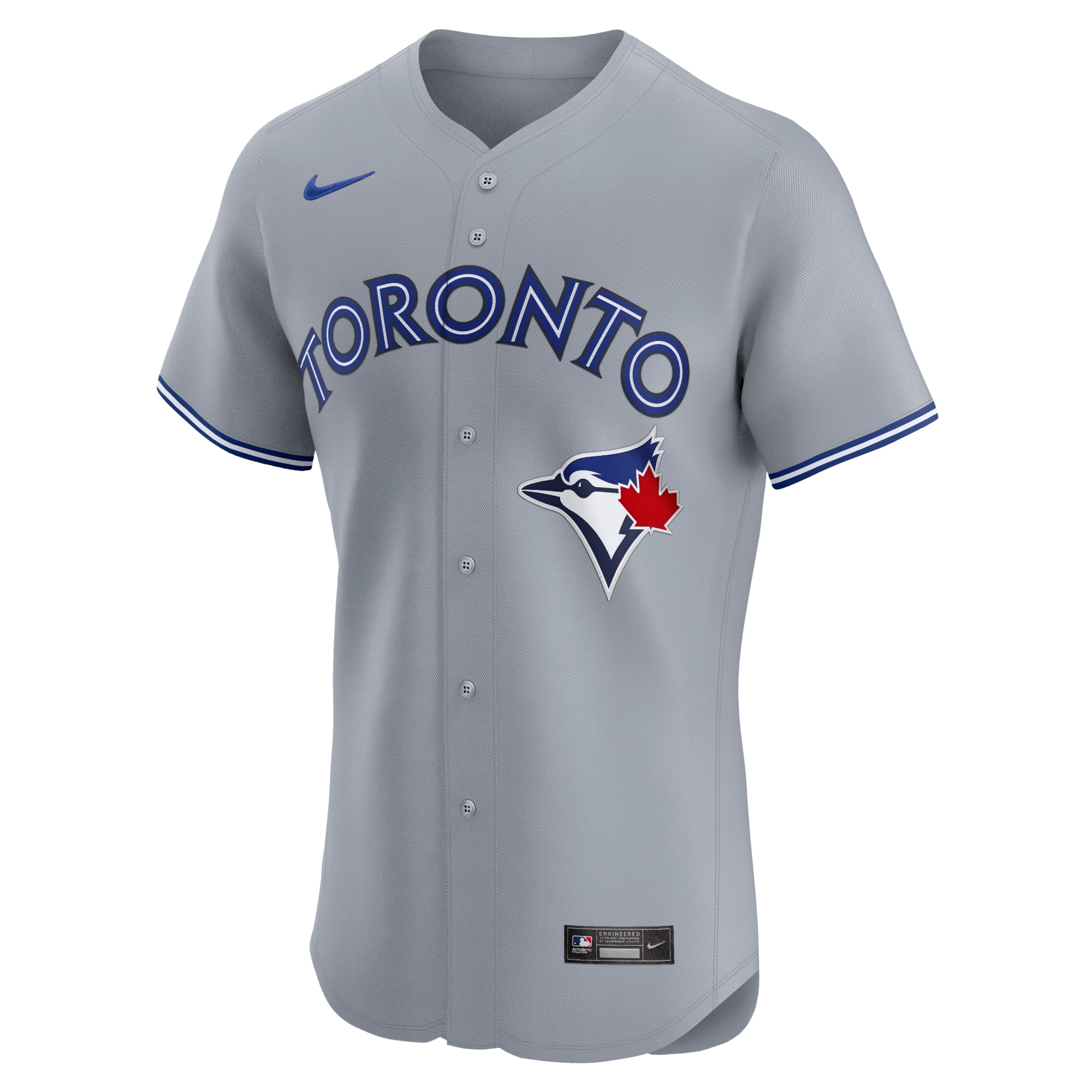Alternative view of Toronto Blue Jays Road Elite Jersey - Gray