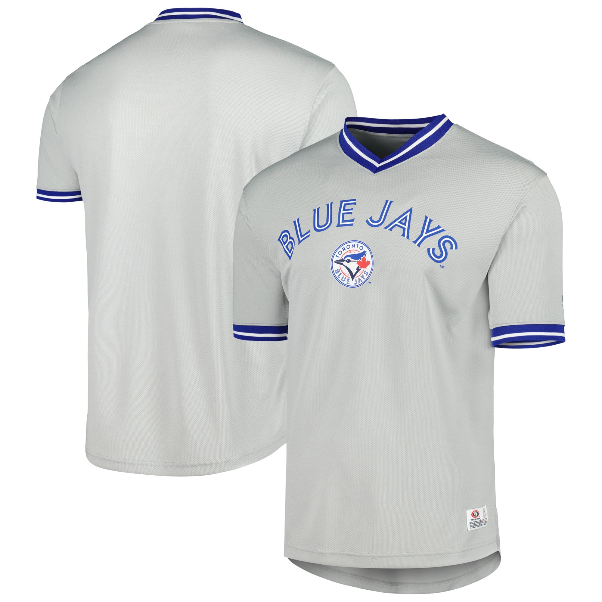 Toronto Blue Jays V-neck Jersey - Gray