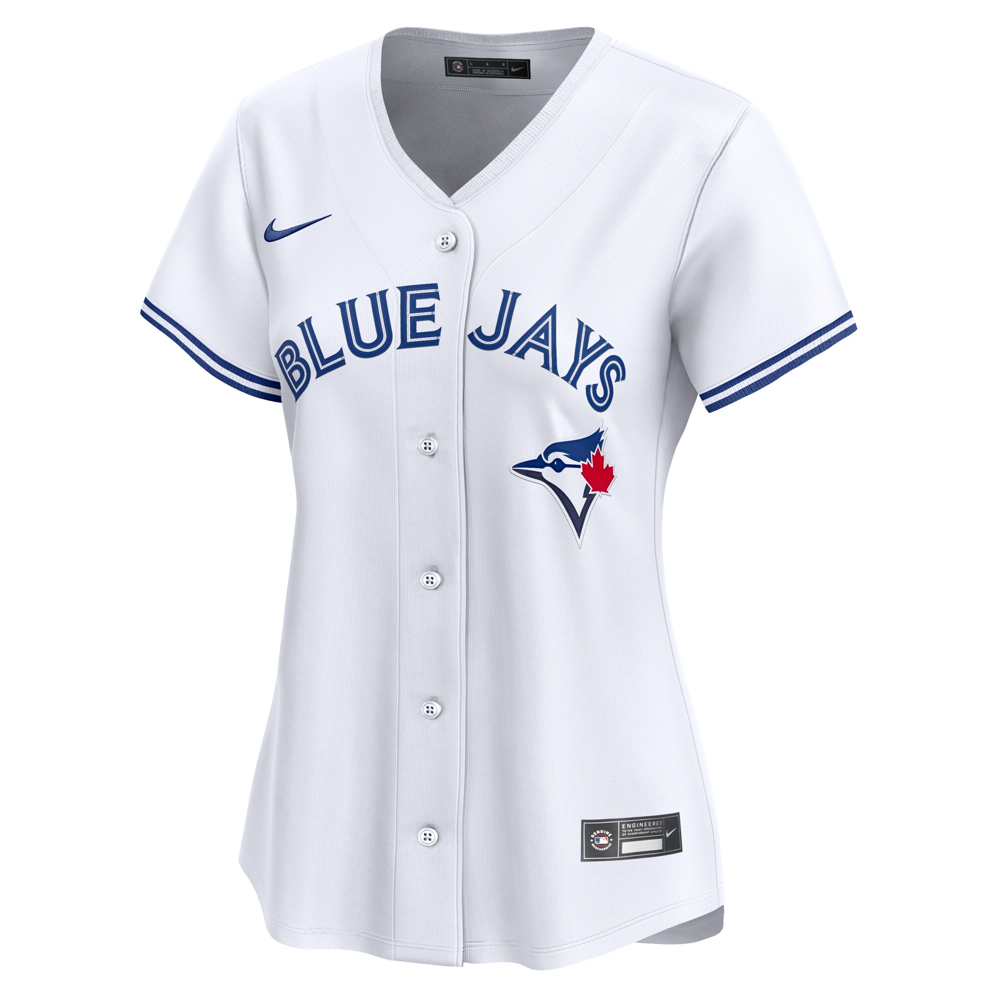 Alternative view of Toronto Blue Jays Women's #1 Mom Home Limited Jersey - White