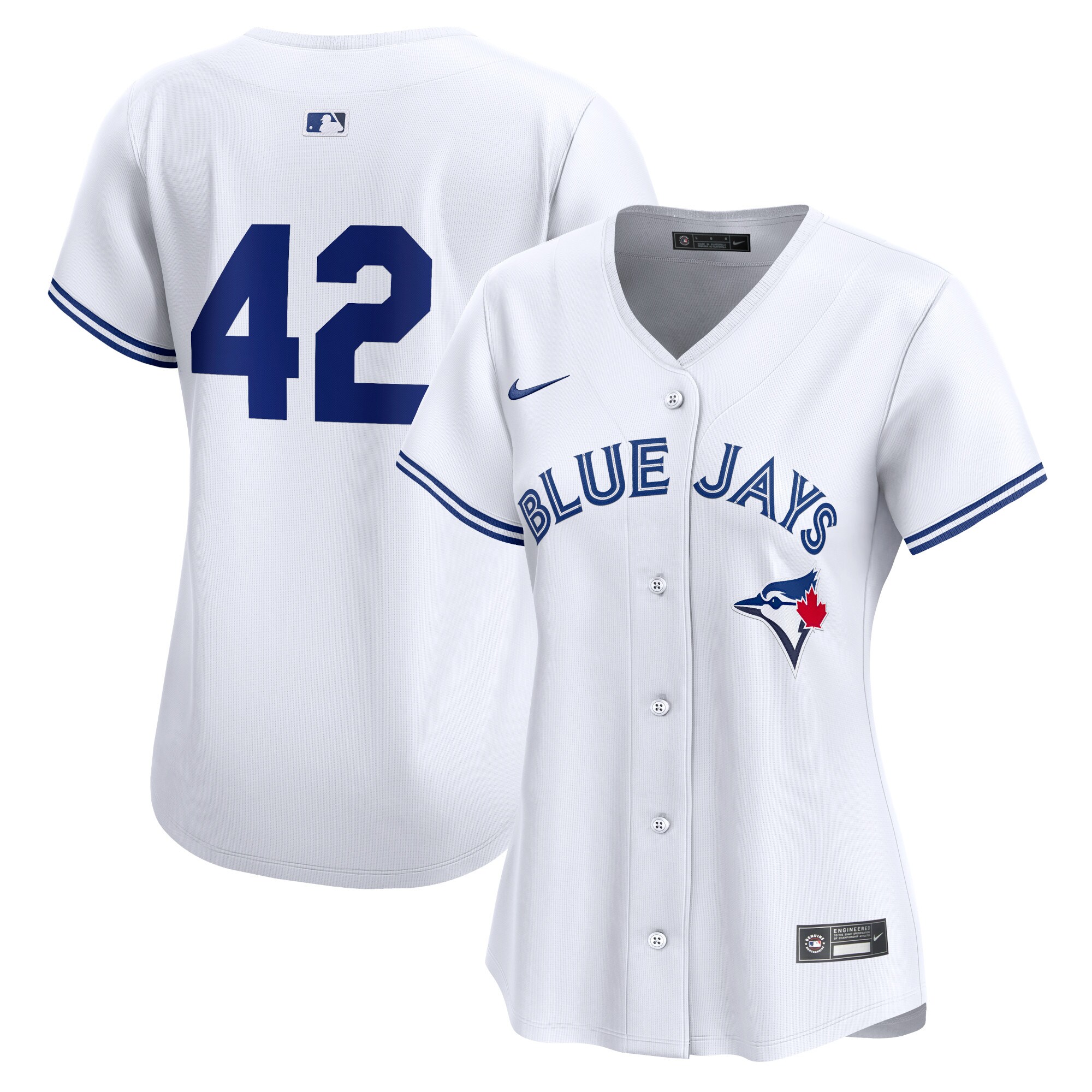 Toronto Blue Jays Women's 2024 Jackie Robinson Day Home Limited JerseyÃƒâ€šÃ‚Â ÃƒÂ¢Ã¢â€šÂ¬Ã¢â‚¬Å“ White
