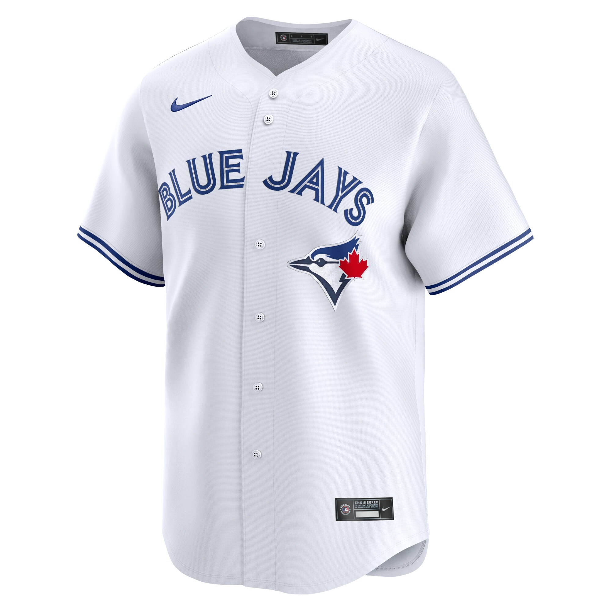 Alternative view of Toronto Blue Jays Youth Home Limited Custom Jersey - White