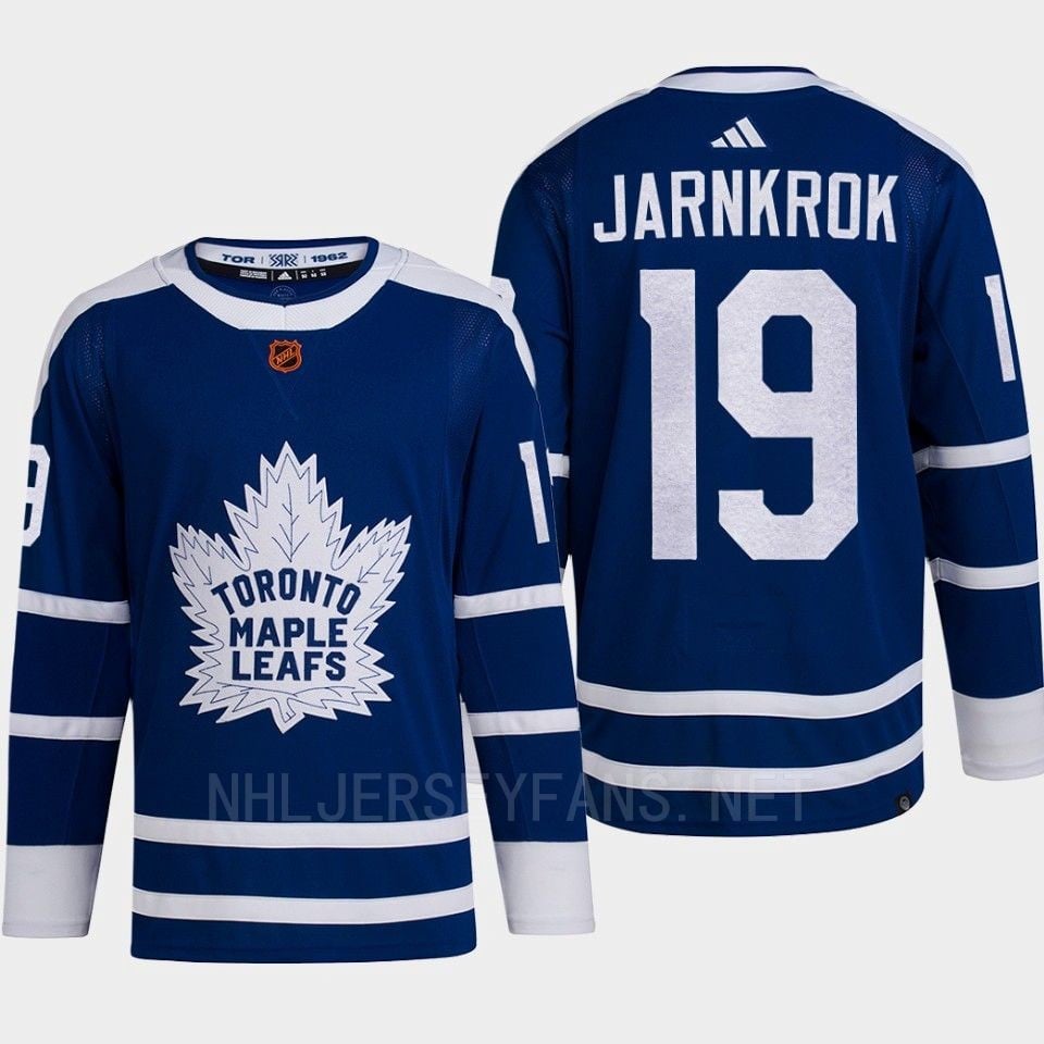 Toronto Maple Leafs 2022 Reverse Retro 2.0 Calle Jarnkrok 19 Blue Primegreen Jersey Men's - JS791 