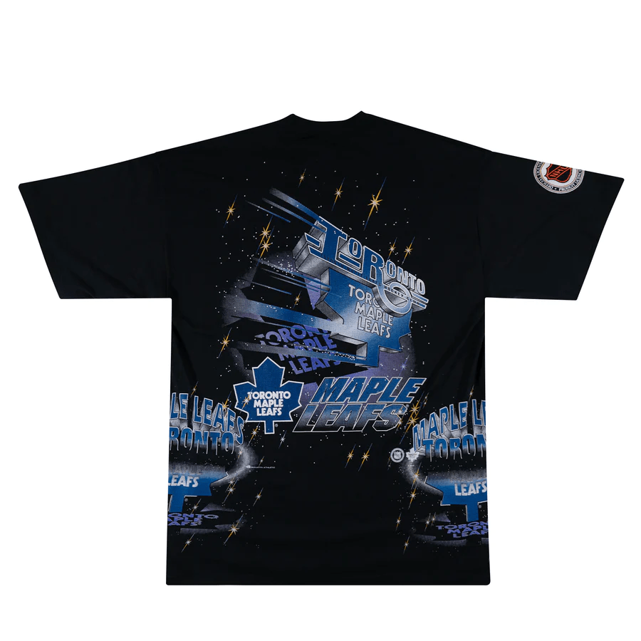 Alternative view of Toronto Maple Leafs Bulletin All Over Print T-shirt - Black - JS779 